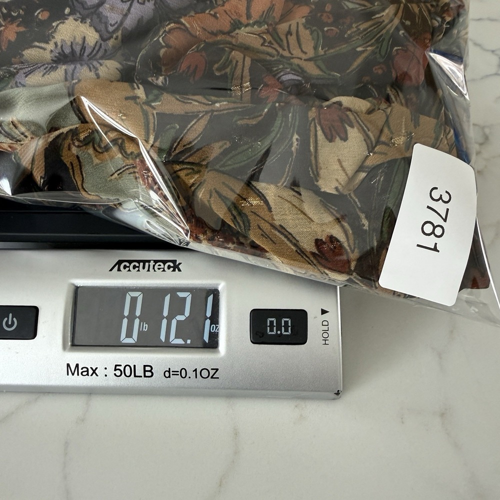 Piper & Scoot Floral Midi Dress L Sheer Long Sleeve Lined Black Boho Dark Floral - Picture 14 of 14